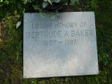 image number Baker Gertrude A 101